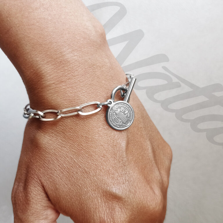 Pulsera San Benito Acero Inoxidable En Wattaca Lima Per