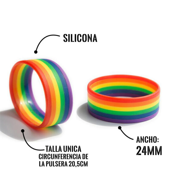 Pulsera LGBT Silicona en Wattaca Lima Perú