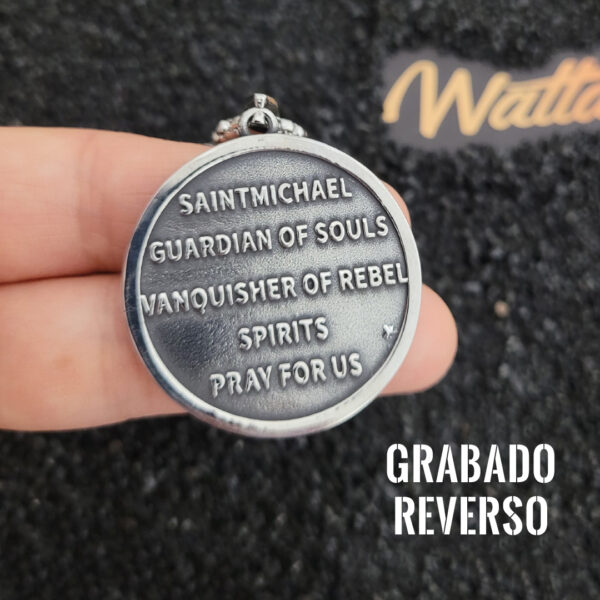 Collar San Miguel Arcángel protección para hombre en Wattaca Lima Perú