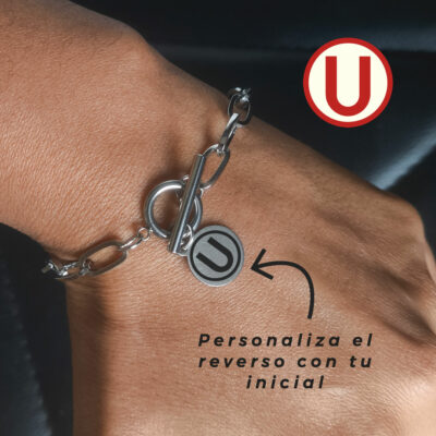 Pulsera Universitario Grabado Personalizado, Acero Inoxidable