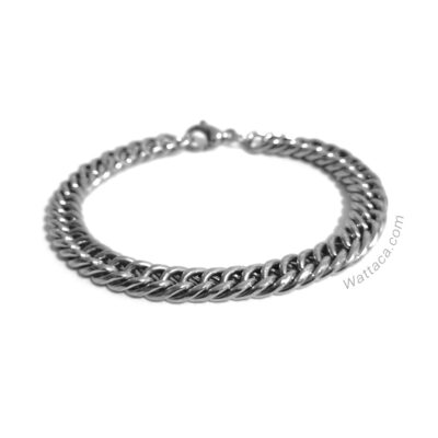 Pulsera Cadena CurbChain Acero Inoxidable 7 mm