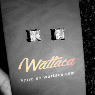 Aretes Imantado Square Acero