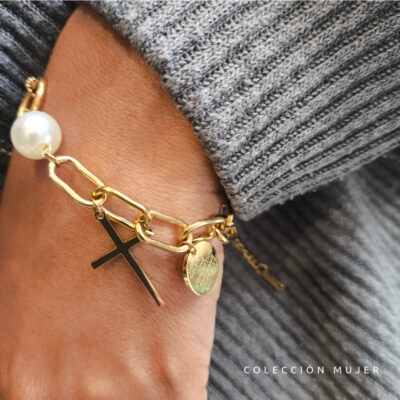 Pulsera Amaya Acero Inoxidable Gold – Colección Mujer