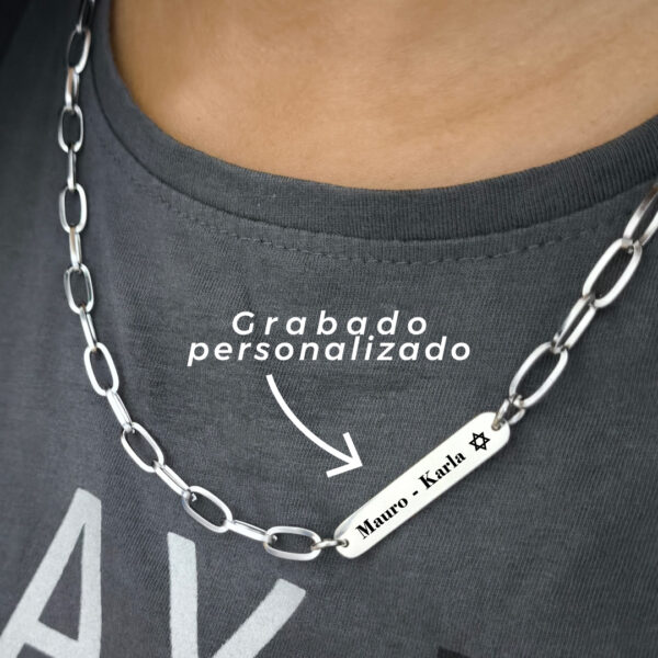 Collar personalizado para hombre en Lima Perú