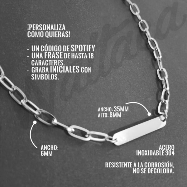 Collar personalizado para hombre en Lima Perú