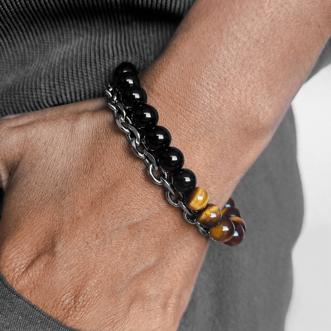 Pulseras de piedras para hombres en Wattaca Lima Perú