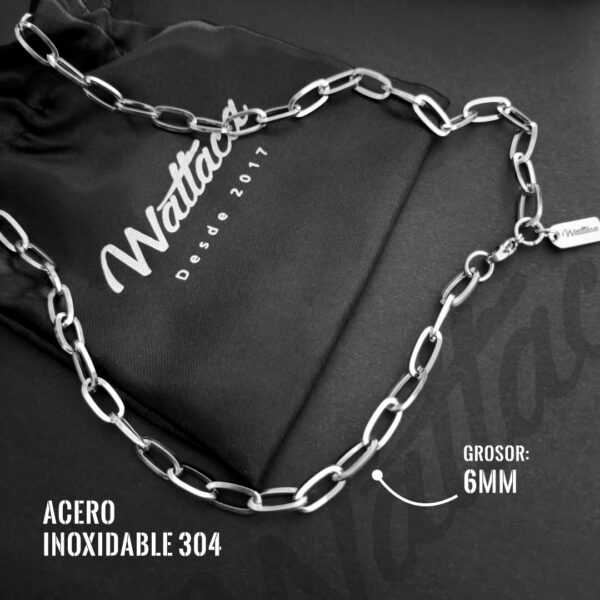 Cadena de acero inoxidable para hombre en Wattaca Perú