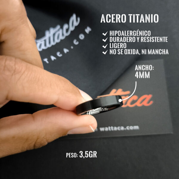 Anillos para hombre Acero de titanio en Wattaca lima Perú