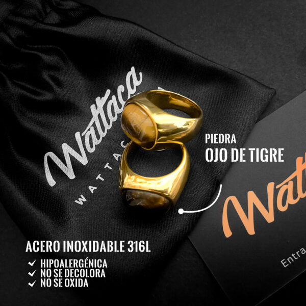 Anillo ojo de tigre en Wattaca Perú Lima