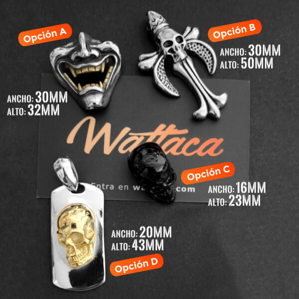 Promo 2 Dijes Skull en S/49