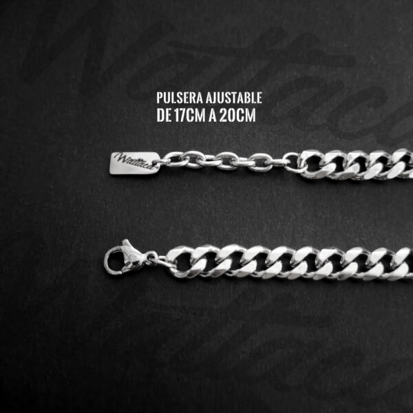 Pulsera Esclava con grabado Personalizado Wattaca Acero Inoxidable Perú