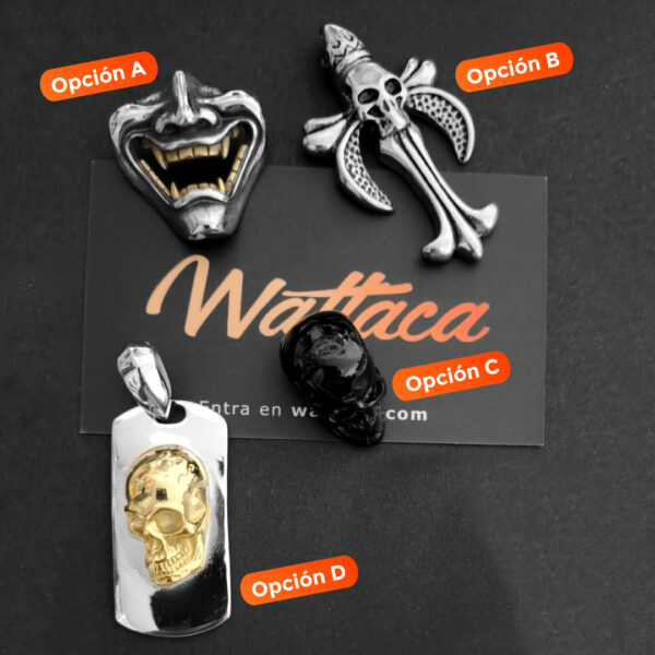 Promo 2 Dijes Skull en S/49
