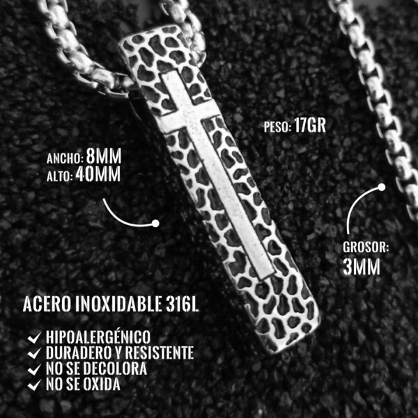Collar en acero inoxidable para hombres en Lima