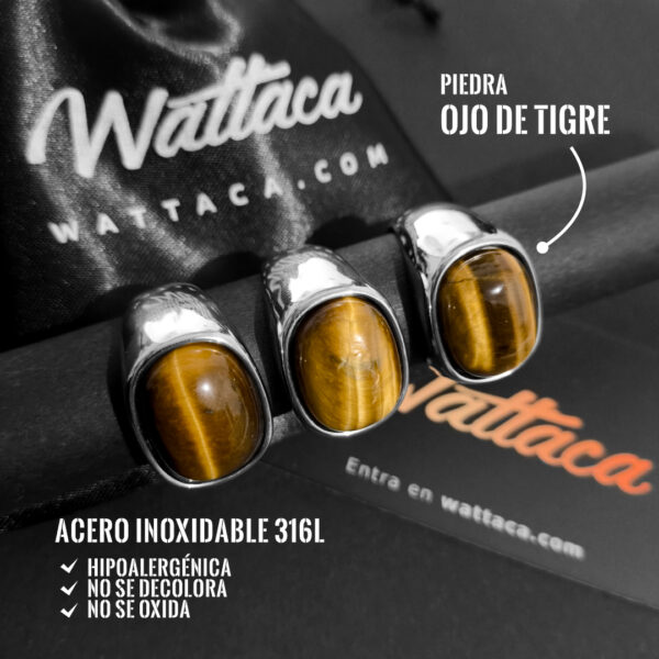 Anillo ojo de tigre en Wattaca Perú Lima