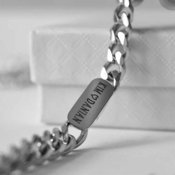 Pulsera Esclava con grabado Personalizado Wattaca Acero Inoxidable Perú