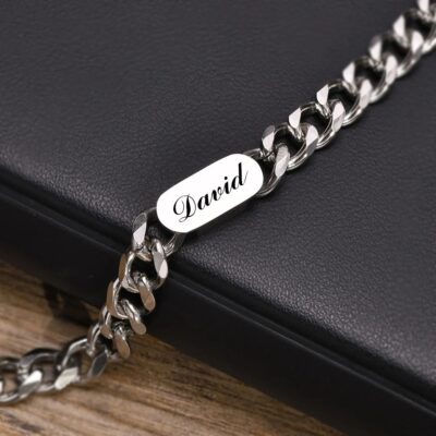 Pulsera Esclava Name Acero Inoxidable – Colección Personalizados