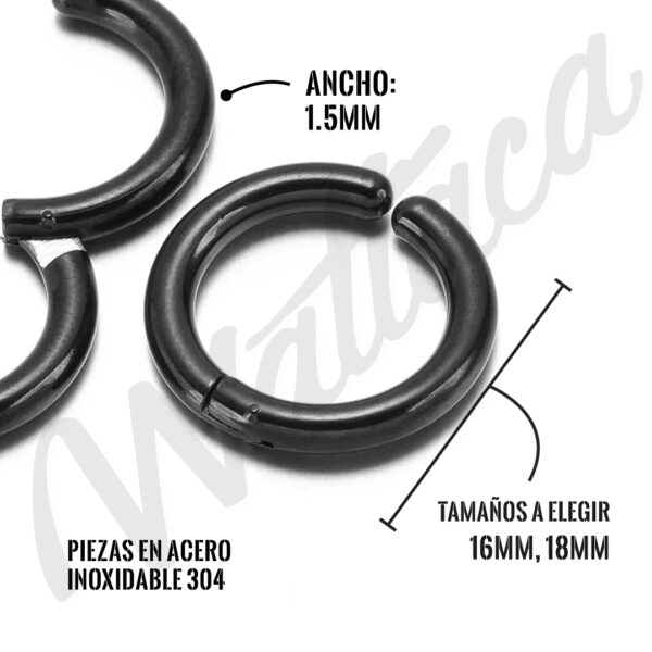 Aretes a presión para hombres en Wattaca Lima Perú