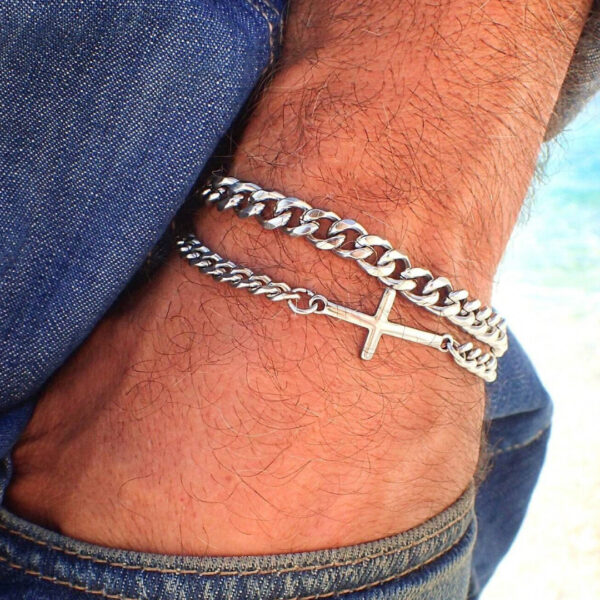 pulseras para hombres en acero inoxidable en Wattaca Lima Perú