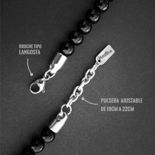 Pulsera para hombre piedras naturales Obsidiana Ojo de Halcón en Wattaca Lima Perú