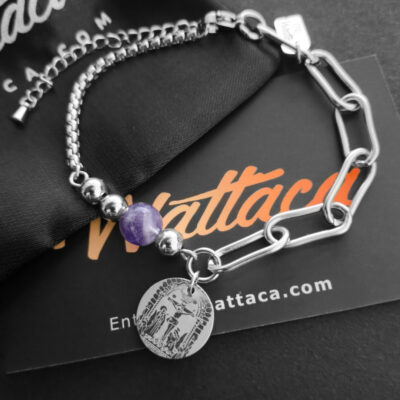 Pulsera El Señor de Los Milagros Acero Inoxidable – Ajustable