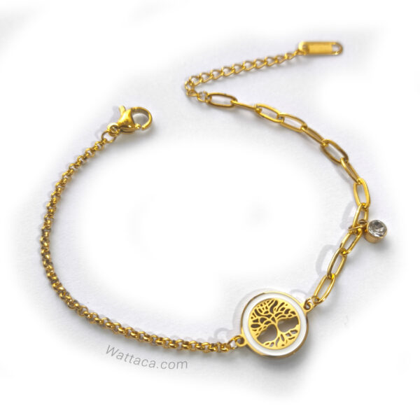 Pulsera Árbol de la Vida Acero Inoxidable en Wattaca Lima Perú