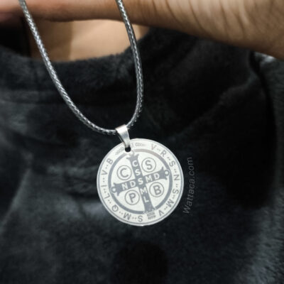 Collar Sello San Benito Acero Inoxidable – Ajustable