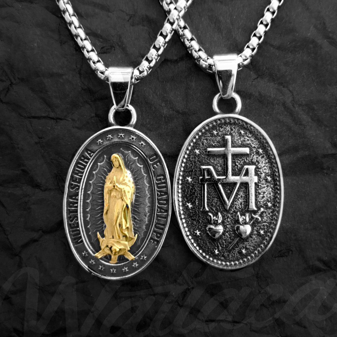 Collar Virgen de la Guadalupe en Wattaca Lima Perú