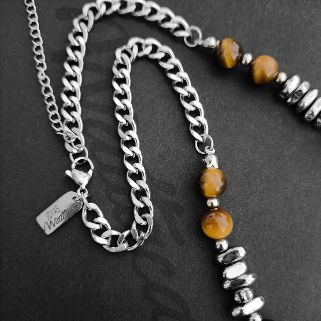 Collar ojo de tigre en Wattaca Lima Perú