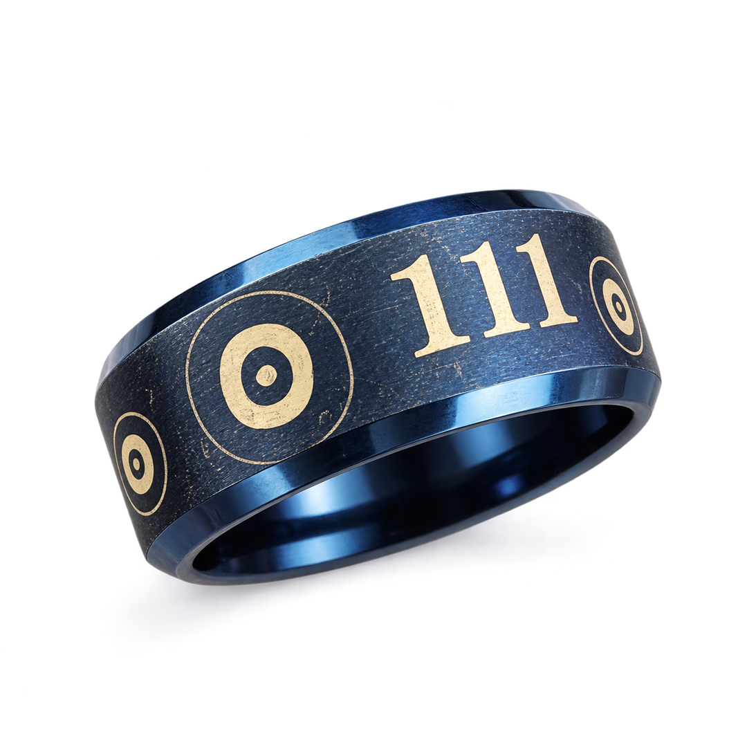 Anillo ojo turco con numerología en Wattaca Lima Perú