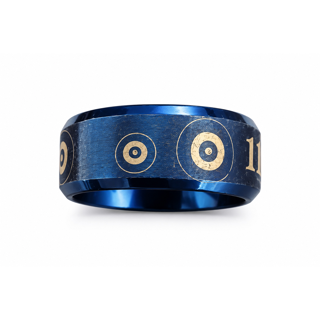 Anillo ojo turco con numerología en Wattaca Lima Perú